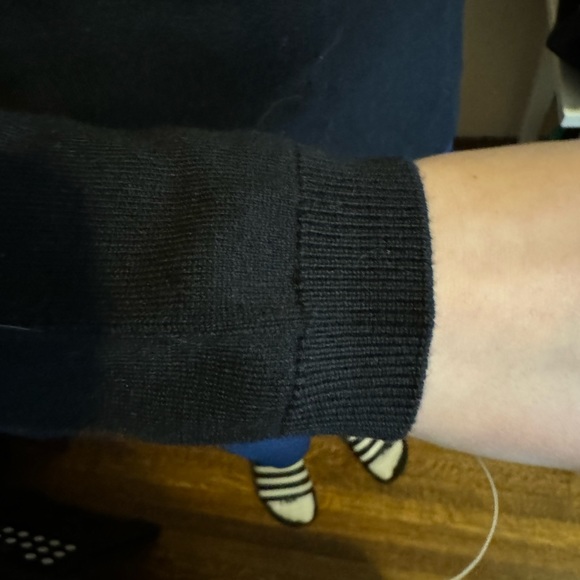 Classic black turtleneck sweater, - Picture 3 of 5